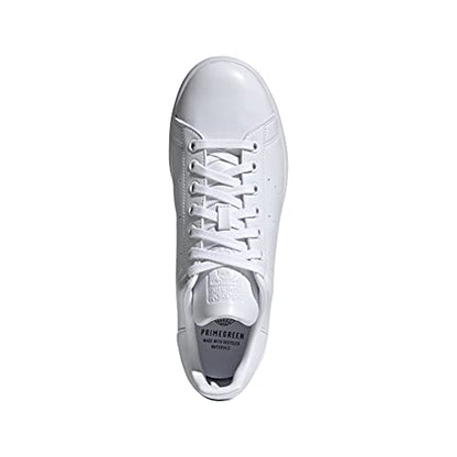 adidas Originals Men's Stan Smith (End Plastic Waste) Sneaker, White/White/Black, 13