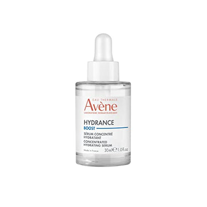 Eau Thermale Avène Hydrance Boost Concentrated Hydrating Serum, 48 Hour Hydration, Hyaluronic Acid, 1.0 fl.oz.