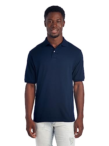 Jerzees Men's SpotShield Stain Resistant Polo Shirts (Short & Long Sleeve)