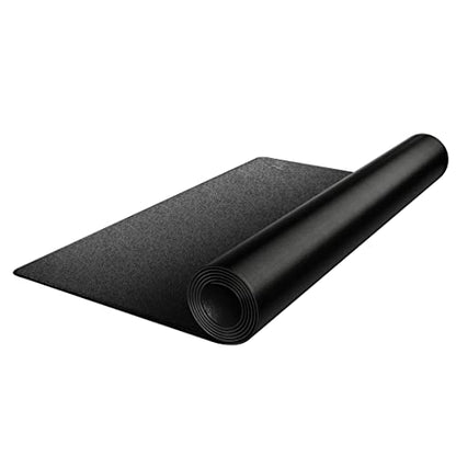 Peloton Bike Mat | 72” x 36” with 4 mm Thickness, Compatible with Peloton Bike or Bike+, Black