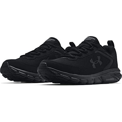 Under Armour mens Charged Assert 9 Running Shoe, Black (002 Black, 11 US