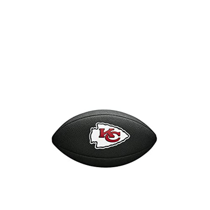 WILSON Sporting Goods NFL Kansas City Chiefs Team Logo Football , Black, Mini Size