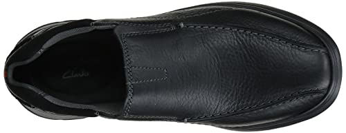 Clarks Men's Cotrell Step Slip-on Loafer,Black Oily,10.5 W US