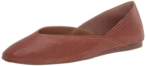 Lucky Brand Women's Alba Ballet Flat, Umber, 8