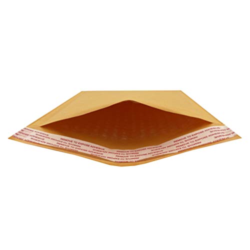 Amazon Basics Kraft Bubble Mailer, 6" x 10" (Internal Size - 5.75" x 9"), 50-Pack