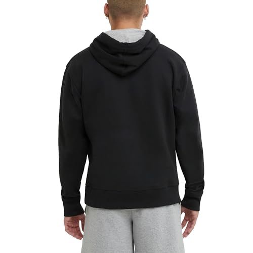 Champion Men's Hoodie, Powerblend, Fleece Striped Sweatshirt for Men (Reg. or Big & Tall)