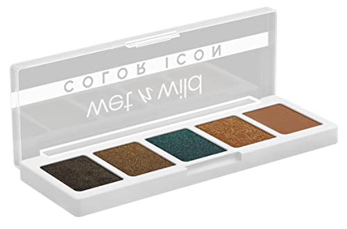 wet n wild Color Icon Eyeshadow Makeup 5 Pan Palette, My Lucky Charm, Matte, Shimmer, Metallic, Long Wearing, Rich Buttery Pigment, Cruelty Free