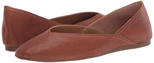 Lucky Brand Women's Alba Ballet Flat, Umber, 8