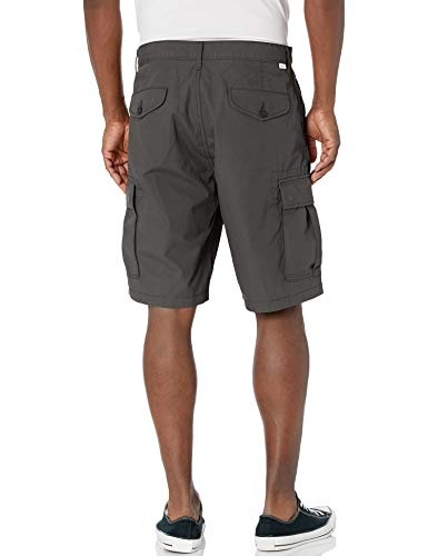 Levi's Men's Carrier Cargo Shorts (Also Available in Big & Tall), Graphite Ripstop, 36