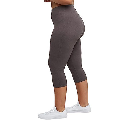 Just My Size Women's Plus-SizeStretch Jersey Capri Length Leggings