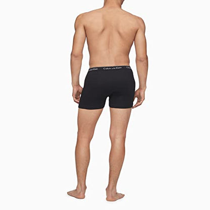 Calvin Klein Men's Cotton Classics 3-Pack Boxer Brief, 3 Black, M