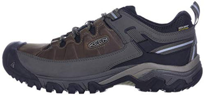 KEEN Men's Targhee 3 Low Height Waterproof Hiking Shoes, Bungee Cord/Black, 11