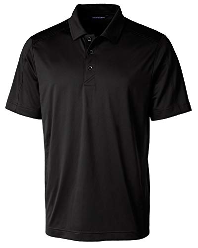 Cutter & Buck Men's Big & Tall Polo Shirt, Black, 4XT