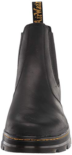 Dr. Martens unisex adult Chelsea Boot, Black Wyoming, 8 Women 7 Men US