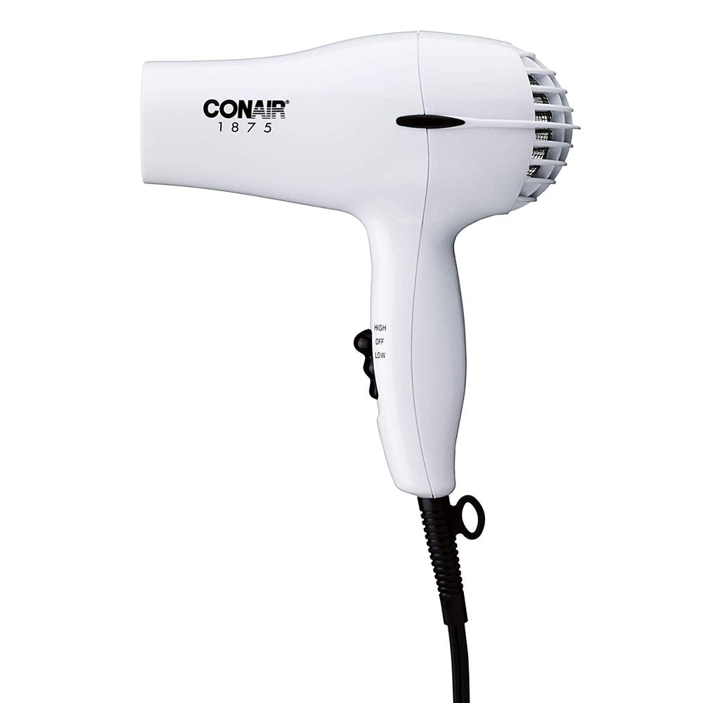 Conair 1875 Watt Mid-Size Dryer, balanced and lightweight for Powerful Drying and Styling 303WMR