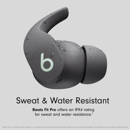 Beats Fit Pro - Noise Cancelling Wireless Earbuds - Apple & Android Compatible - Sage Gray