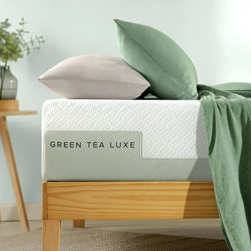 Zinus 8" Green Tea Luxe Queen Memory Foam Mattress, Made in the USA of US Foam and Global Materials, Adult