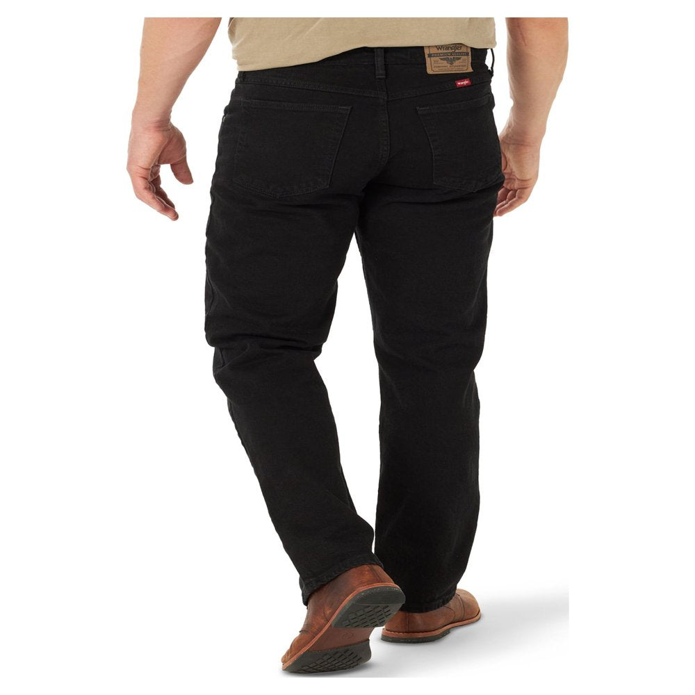 Wrangler Men's and Big Men's Relaxed Fit Jeans with Flex