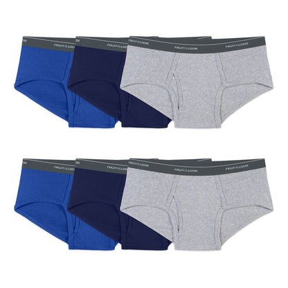 Fruit of the Loom Big Men's Fashion Brief, 6 Pack, Sizes 2XB-5XB