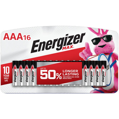 Energizer MAX AAA Batteries (16 Pack), Triple a Alkaline Batteries