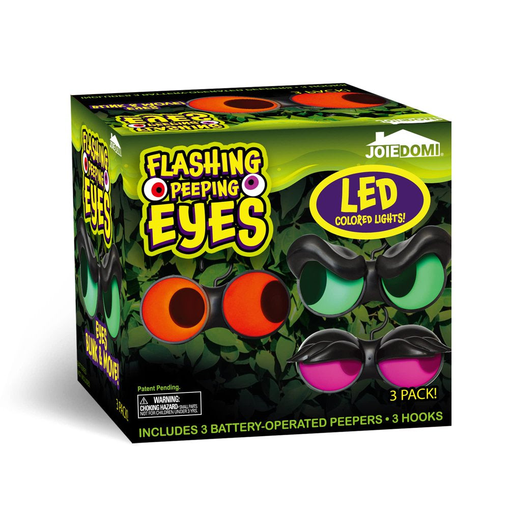 3 Pack Halloween Flashing Peeping Eyes Lights Animated,Halloween Light Outdoor Lawn Decor