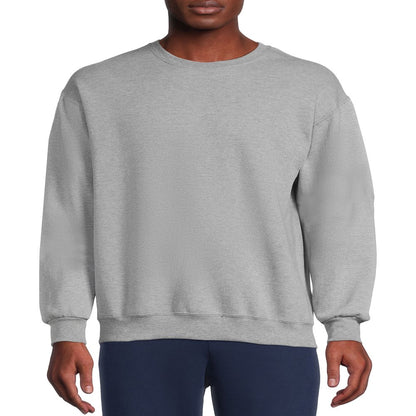 Athletic Works Men's Fleece Crewneck Sweatshirt, Sizes S-4XL