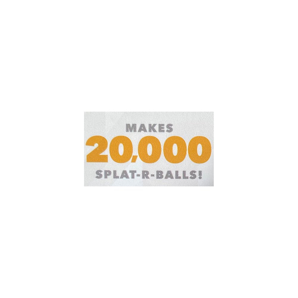 SplatRBall Orange Ammunition 20K Rounds 7.5 mm Bottle