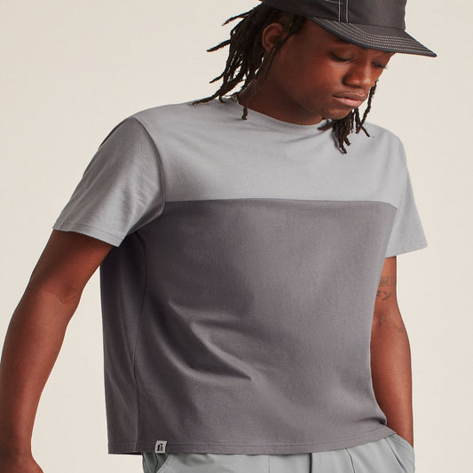  Men's and Big Men'S Short Sleeve Colorblock Tee, up to 3XL