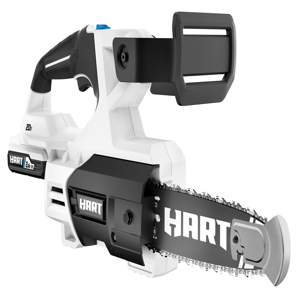 HART 20-Volt 8-inch Battery-Powered Pruning Chainsaw Kit, (1) 2.0Ah Lithium-Ion Battery