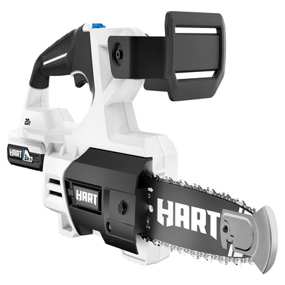 HART 20-Volt 8-inch Battery-Powered Pruning Chainsaw Kit, (1) 2.0Ah Lithium-Ion Battery