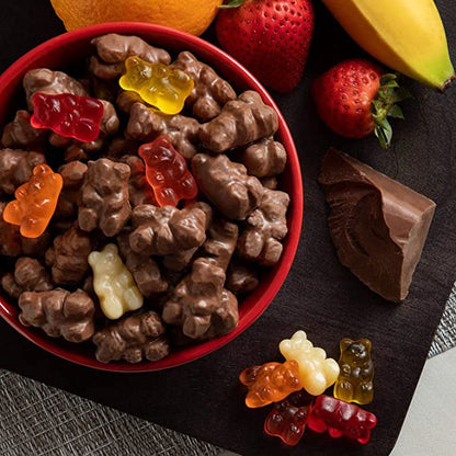 Grandys Candys Gourmet Milk Chocolate Covered Gummi Bears Bulk Sizes