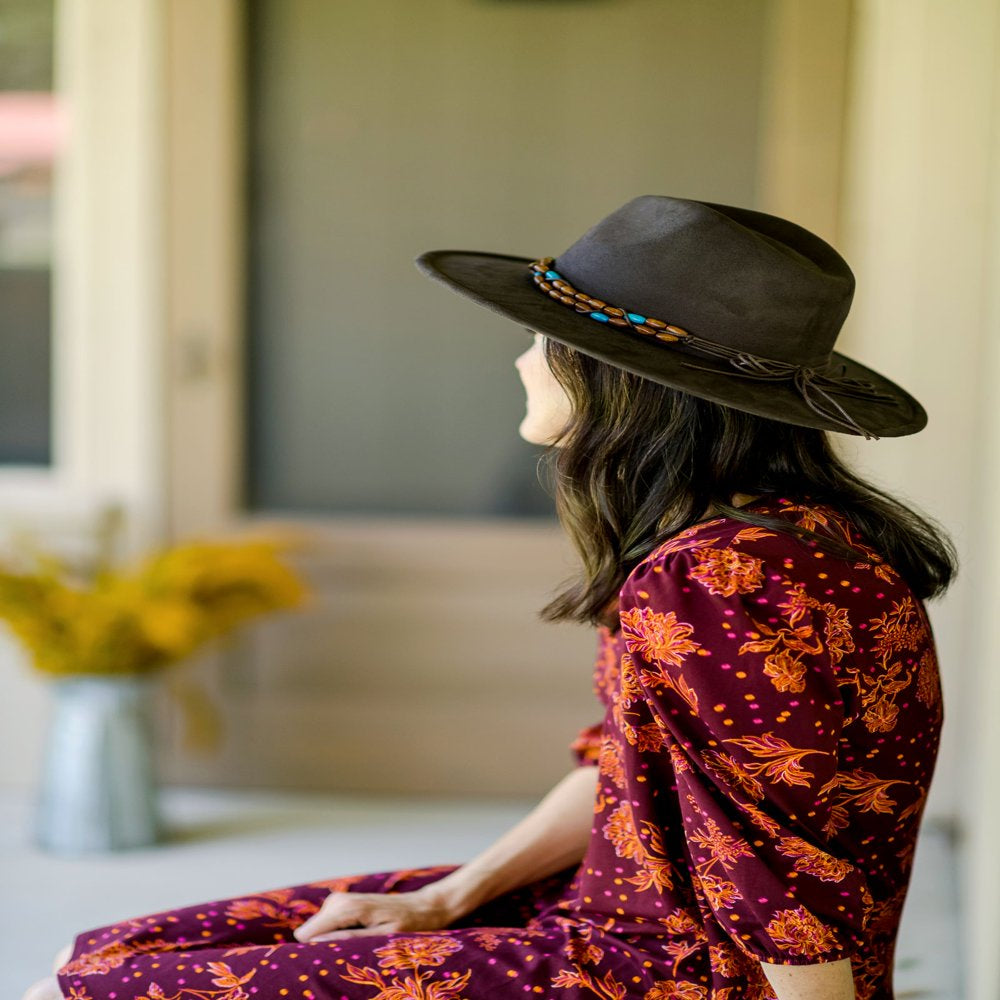 The Pioneer Woman Cowgirl Hat with Beaded Band, Women’s