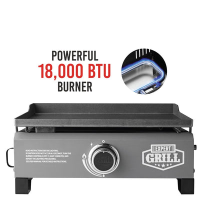  1-Burner Tabletop Propane Gas Griddle