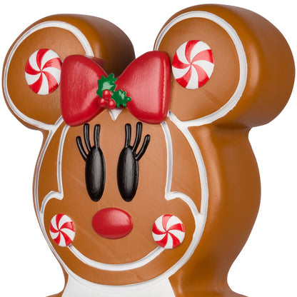 24 inch LED Lighted Gingerbread Minnie Mouse Blow Mold Outdoor Christmas Décor Disney