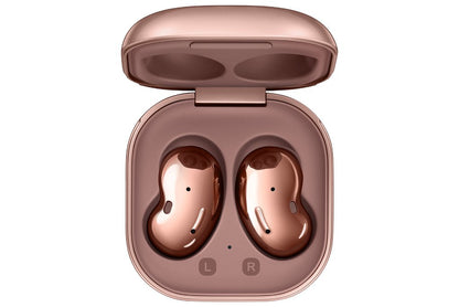 Samsung Galaxy Buds Live, Mystic Bronze True Wireless Headsets with Active Noise Cancellation, Long Lasting Battery Life