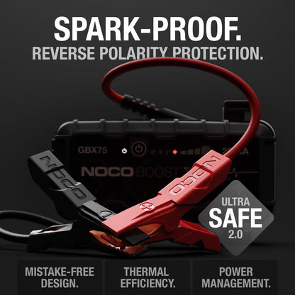 NOCO Boost X GBX75 2500A 12V UltraSafe Portable Lithium Jump Starter