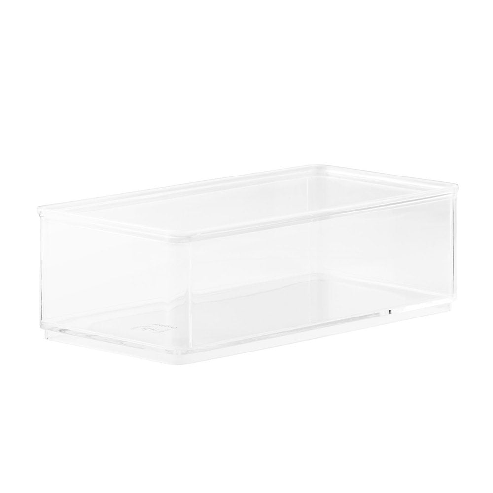 10 Piece Bath Edit, Plastic Modular Storage System Clear