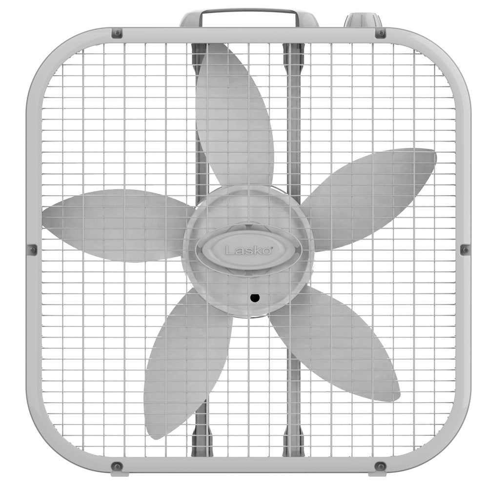 Lasko 20" Energy Efficient 3-Speed Box Fan with Carry Handle, 3733