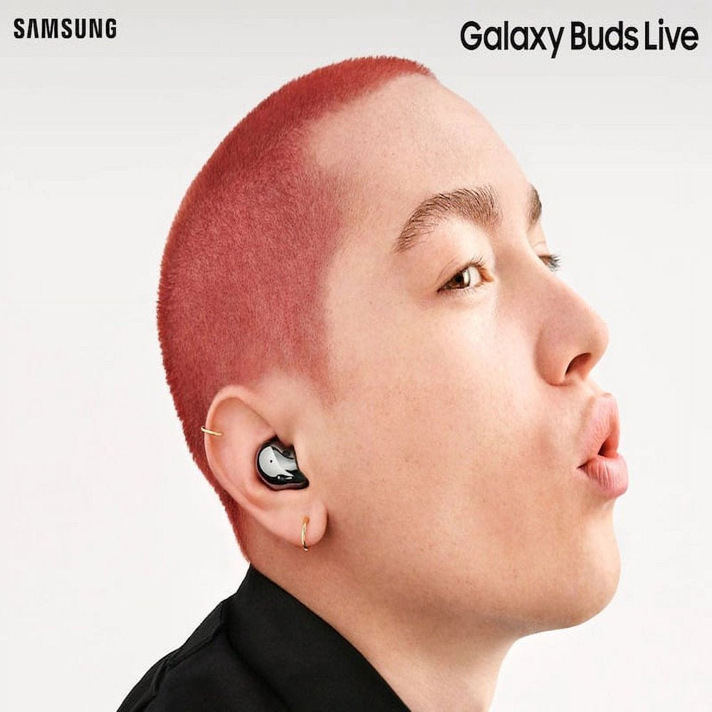 SAMSUNG Galaxy Buds Live, Mystic Black (Charging Case Included)