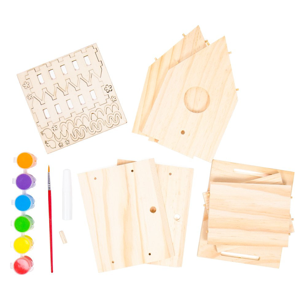 Paint Your Own Birdhouse Kit, Boys and Girls, Child, Ages 6+