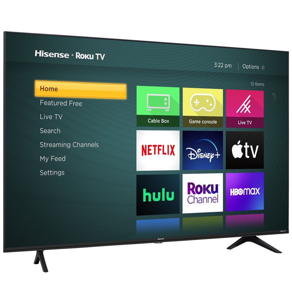 Hisense 58" Class 4K UHD LED LCD Roku Smart TV HDR R6 Series 58R6E3