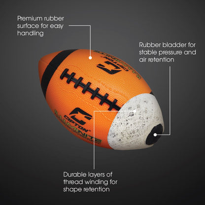 Cipton Light Up Official Size Football Water Resistant Football W/ Pump