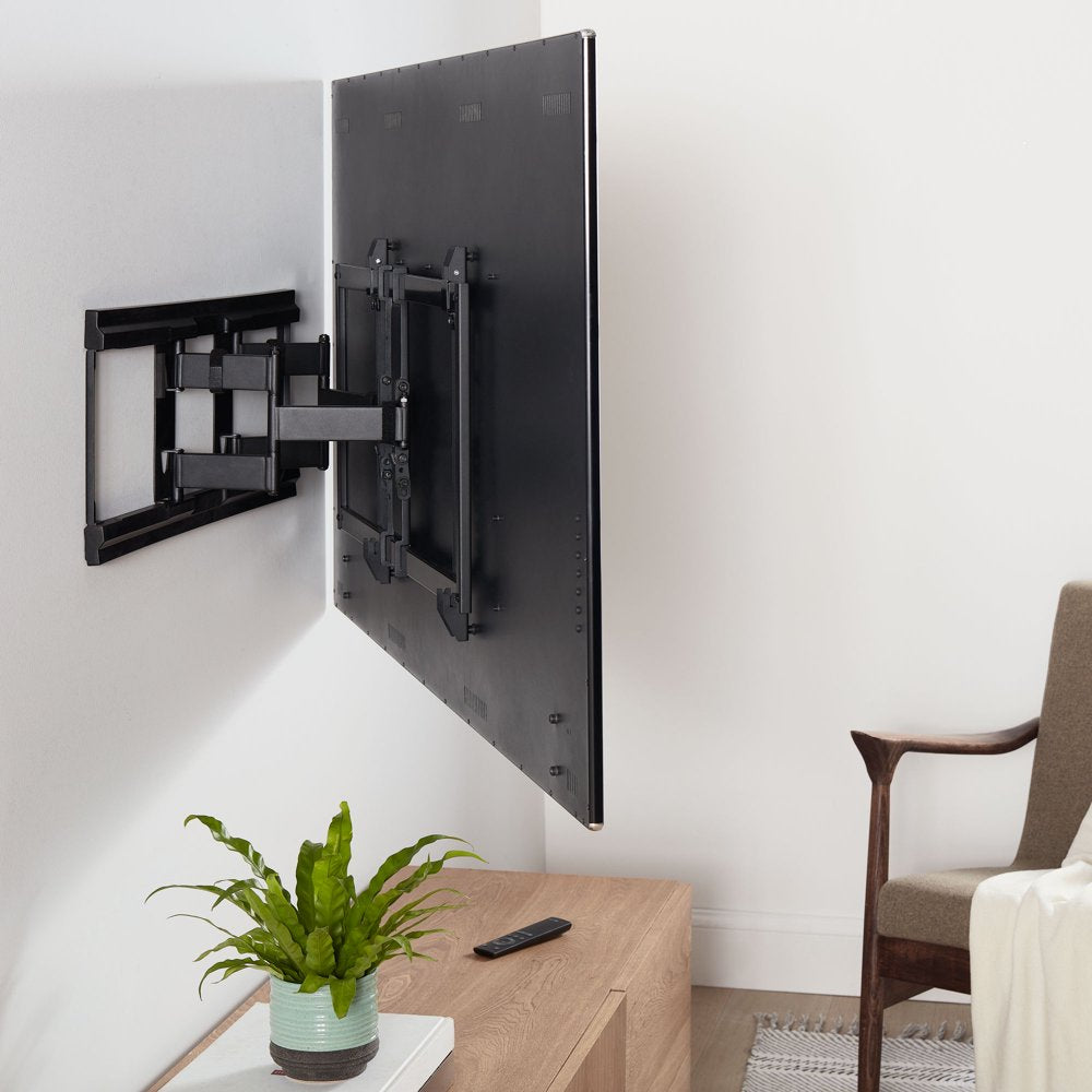 onn. Ultra-slim Full Motion TV Wall Mount for 50" to 86" TVs, up to 20° Tilting