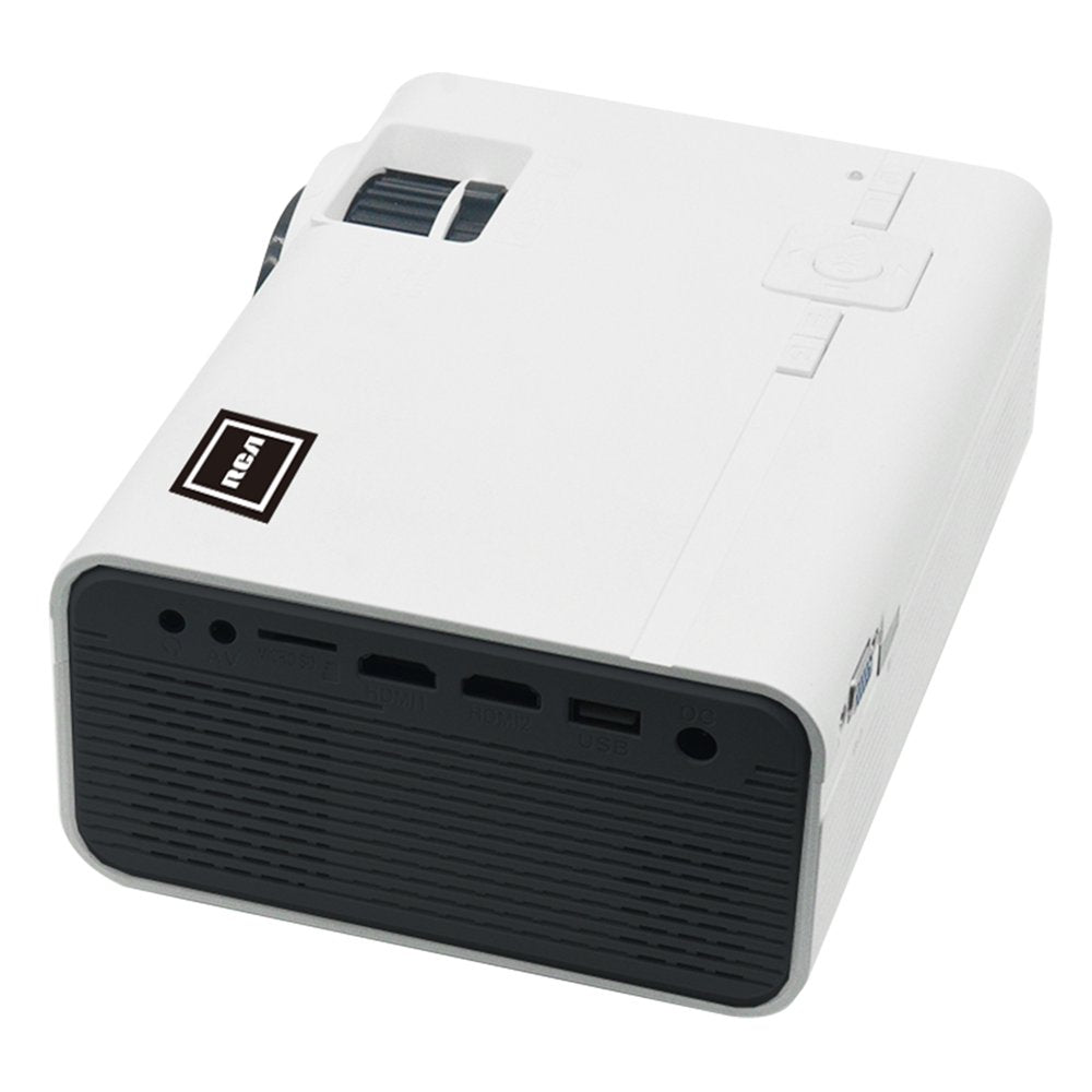 RCA 480P LCD Home Theater Projector - Up to 130" RPJ136, 1.5 LB, White