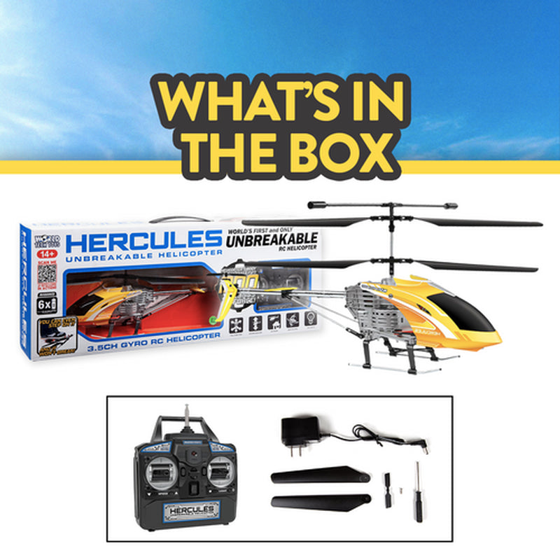 Hercules Unbreakable 3.5CH RC Helicopter (Color May Vary)