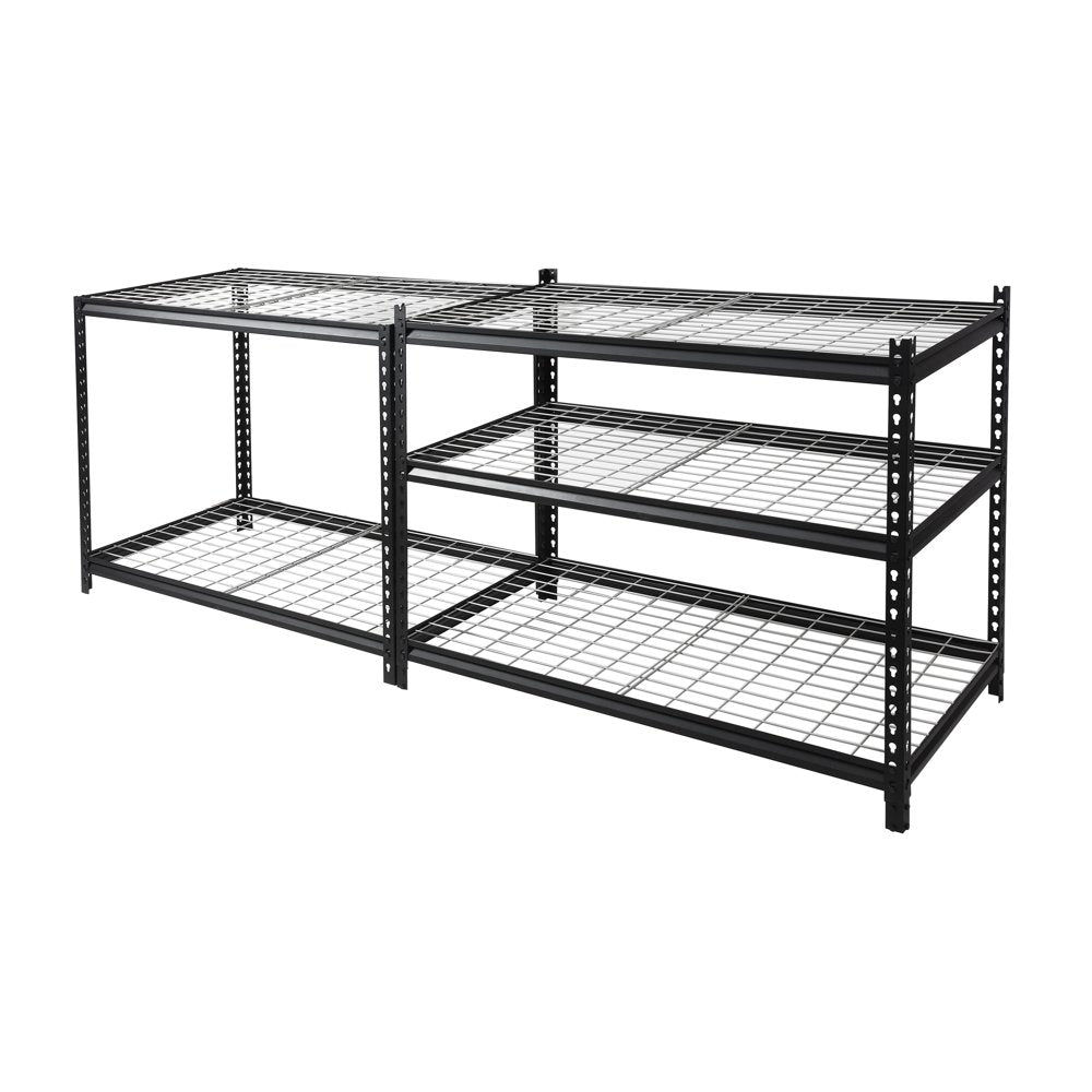 WORKPRO 48" W x 24" D x 72" H 5-Shelf Freestanding Shelves, 4000 Lbs. Capacity