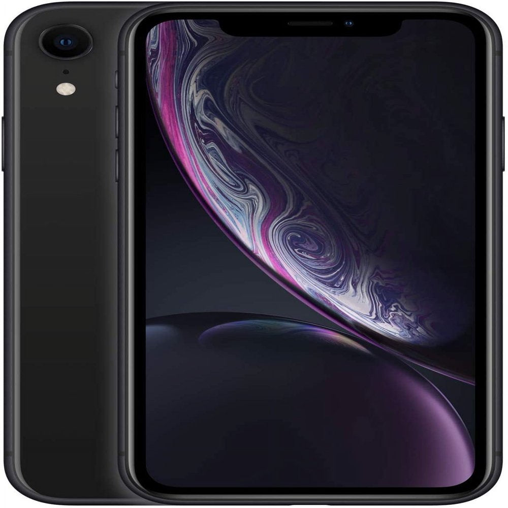 Restored Apple iPhone XR 64GB Black Fully Unlocked Smartphone (Refurbished)