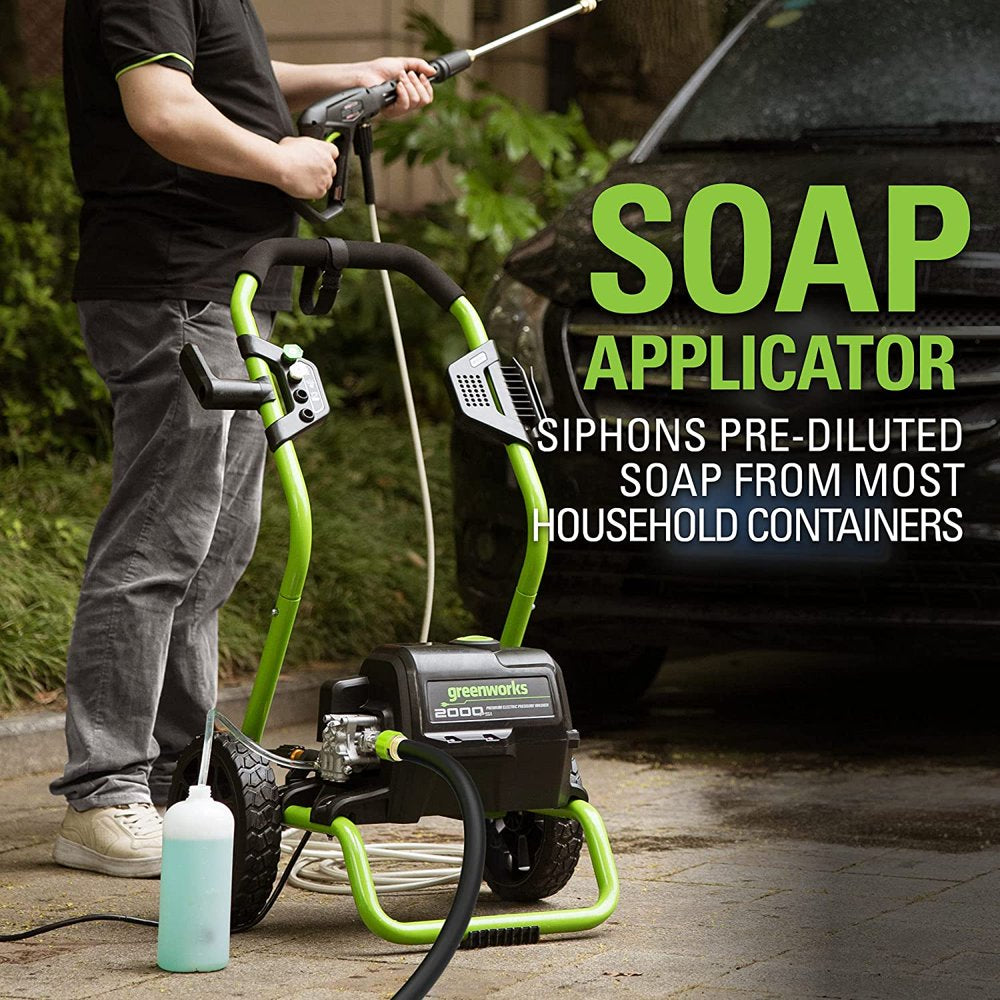 Greenworks 2000 PSI 1.1 GPM Cold Water Electric Pressure Washer