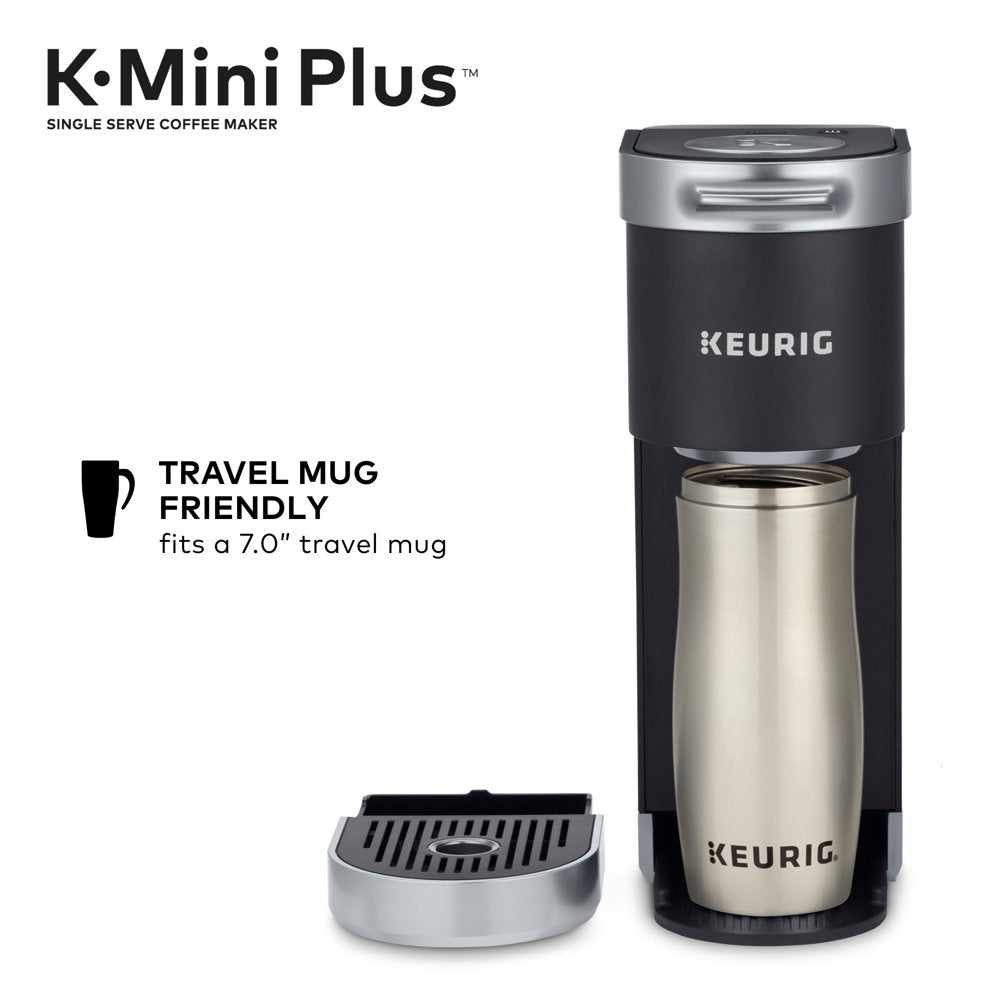 Keurig K-Mini plus Single Serve K-Cup Pod Coffee Maker, Black