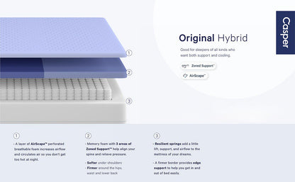 Casper Original Hybrid Mattress, California King